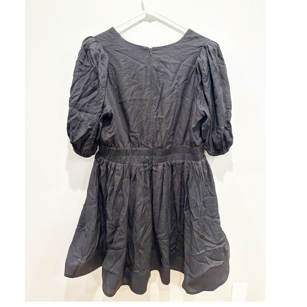 Billy J erin puff sleeve mini dress black - Picture 3 of 4